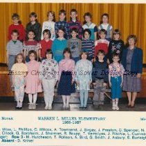 Second Grade Classes 1986-1987